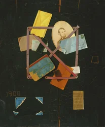 Alte Zeit Kartenhalter